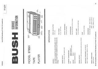 Bush BT8501 schematic circuit diagram