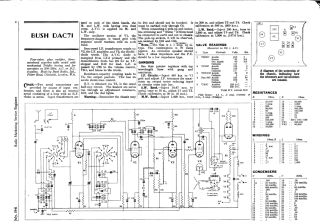 Bush DAC71 schematic circuit diagram