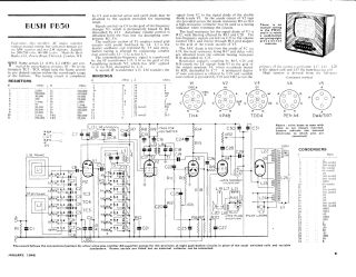 Bush PB50 schematic circuit diagram