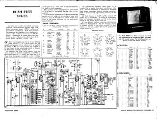 Bush PB55 schematic circuit diagram