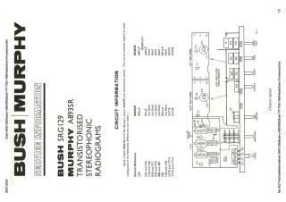 Bush SRG129 schematic circuit diagram