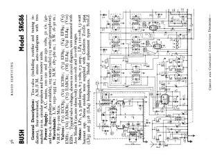 Bush SRG86 schematic circuit diagram