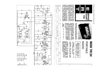 Bush TR124 schematic circuit diagram