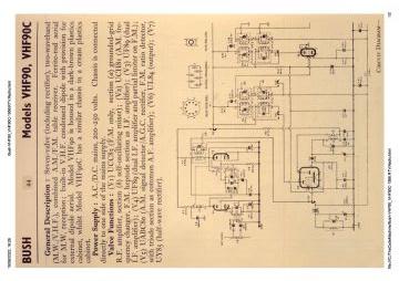 Bush VHF90C schematic circuit diagram