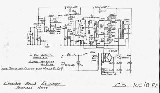 Carlsbro CS100 schematic circuit diagram