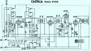 Castilla H213U schematic circuit diagram