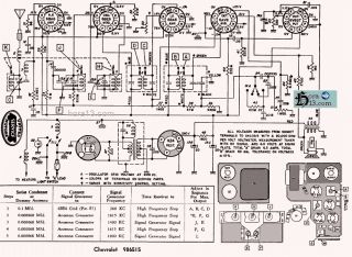 Chevrolet 986515 schematic circuit diagram