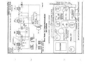Continental 9905Z schematic circuit diagram