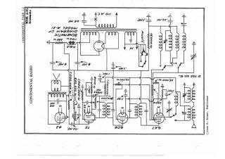 Continental A31 schematic circuit diagram