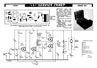 Cossor 544 schematic circuit diagram