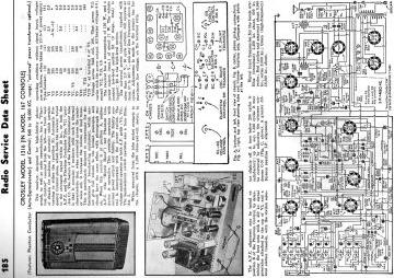 Crosley 1316 schematic circuit diagram