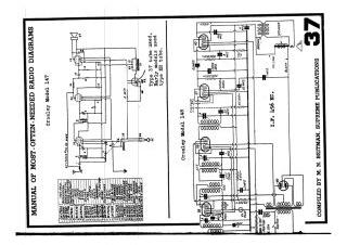 Crosley 147 schematic circuit diagram