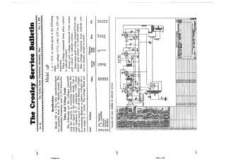 Crosley 148 schematic circuit diagram