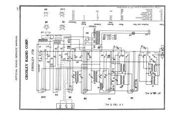 Crosley 179 schematic circuit diagram