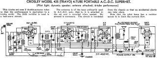 Crosley 425 schematic circuit diagram