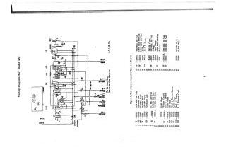 Crosley 4B1 schematic circuit diagram