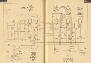 DAF 1011 schematic circuit diagram