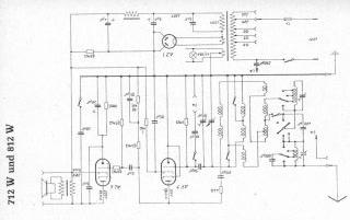DTW 712W schematic circuit diagram
