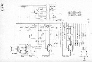DTW 824W schematic circuit diagram