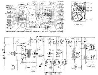 Dansette RT111 schematic circuit diagram