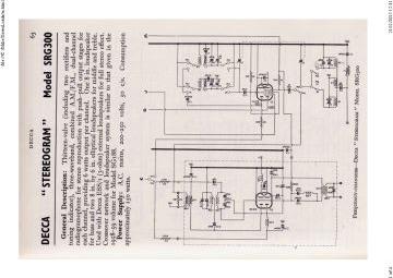Dansette StereoGram schematic circuit diagram