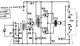 Dansette TRG45 schematic circuit diagram