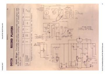 Decca RP190 schematic circuit diagram