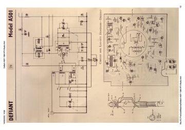 Defiant A501 schematic circuit diagram