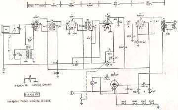 Delco R1233 schematic circuit diagram