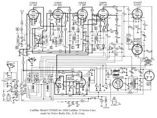 Delco 7270625 schematic circuit diagram