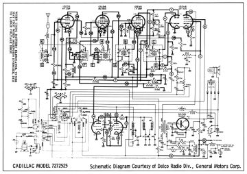 Delco 7272525 schematic circuit diagram