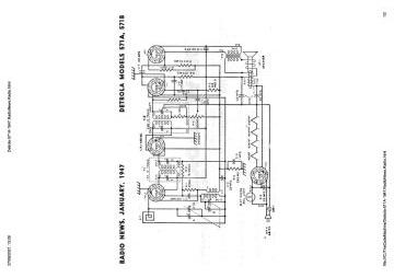 Detrola 571A schematic circuit diagram