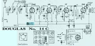 Douglas 14C schematic circuit diagram