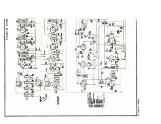 DuMont 182 schematic circuit diagram