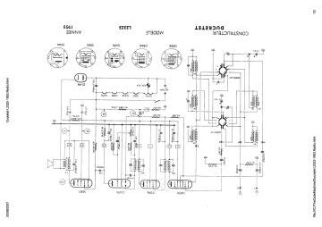 Ducretet L2323 schematic circuit diagram