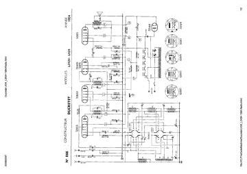 Ducretet L424 schematic circuit diagram