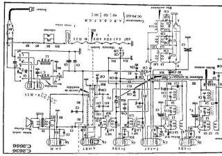 Ducretet C2636 schematic circuit diagram