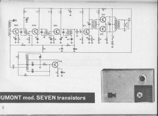 Dumont Seven schematic circuit diagram
