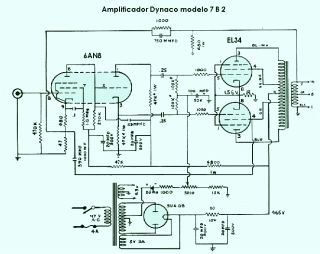 Dynaco 7B2 schematic circuit diagram