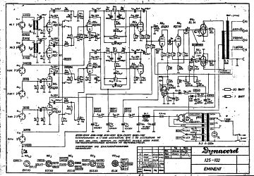 Dynacord Eminent schematic circuit diagram