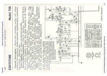 Eddystone 750 schematic circuit diagram