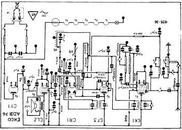 Ekco ADB76 schematic circuit diagram
