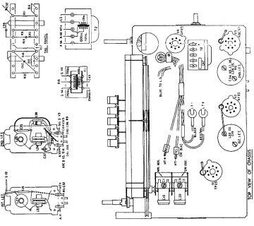 Ekco B25 schematic circuit diagram