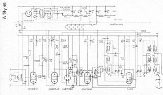 Elcophon BY49 schematic circuit diagram