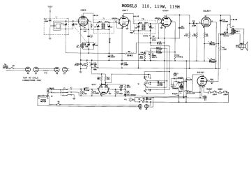 GE 118 schematic circuit diagram