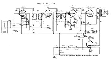 GE 135 schematic circuit diagram