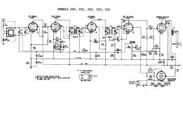 GE 203 schematic circuit diagram