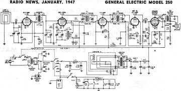 GE 250 schematic circuit diagram