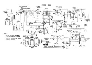 GE 303 schematic circuit diagram
