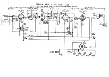 GE 414F schematic circuit diagram
